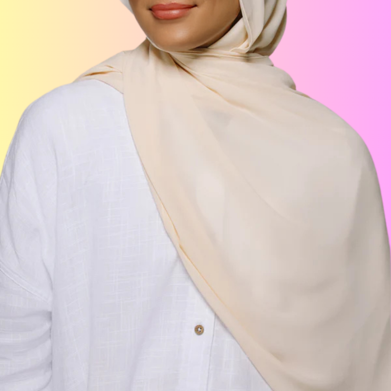 Instant Chiffon Scarf with Built-In Magnets: Style Made Effortless