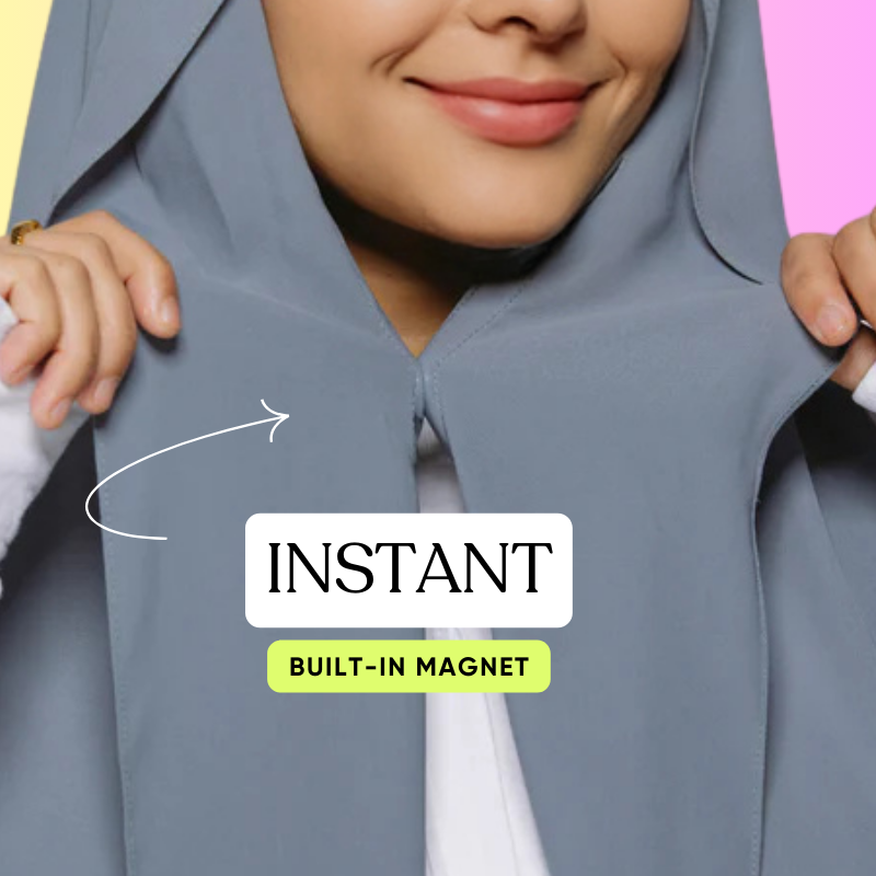 Instant Chiffon Scarf with Built-In Magnets: Style Made Effortless