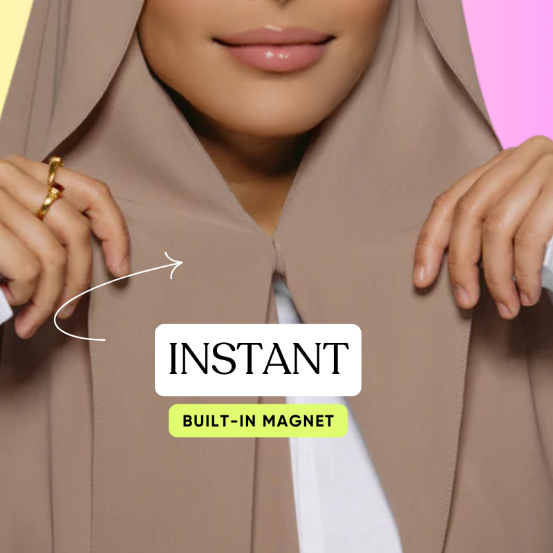 Instant Chiffon Scarf with Built-In Magnets: Style Made Effortless