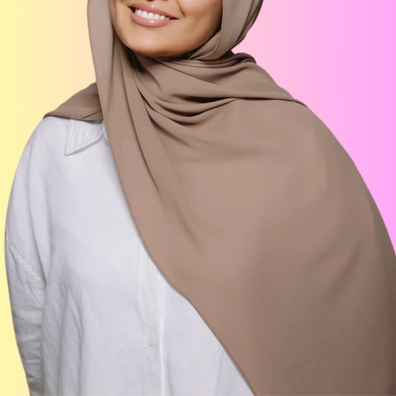 Instant Chiffon Scarf with Built-In Magnets: Style Made Effortless