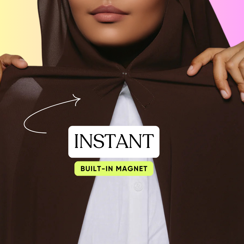 Instant Chiffon Scarf with Built-In Magnets: Style Made Effortless