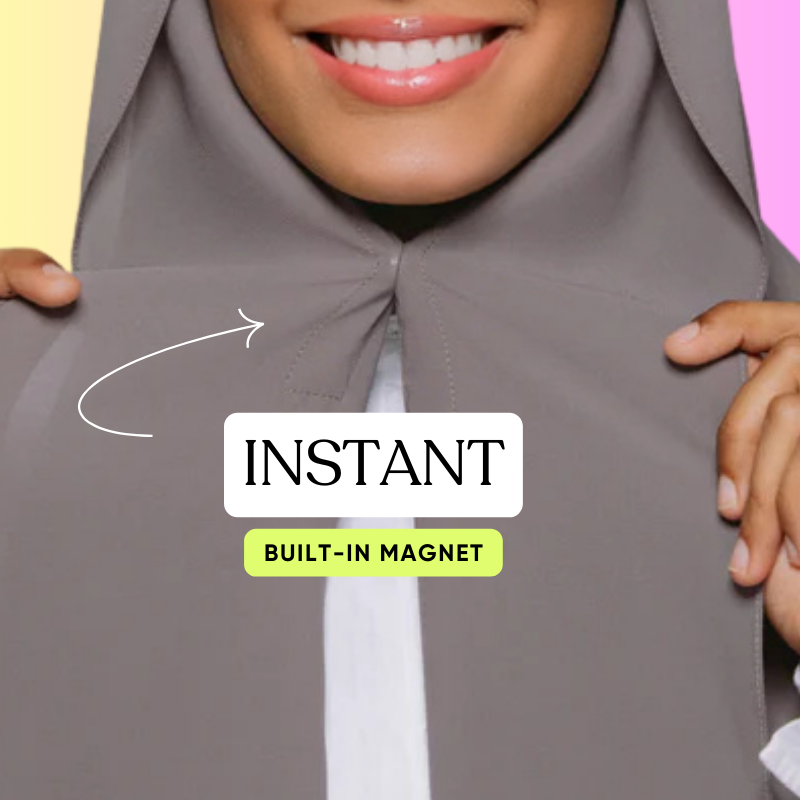 Instant Chiffon Scarf with Built-In Magnets: Style Made Effortless