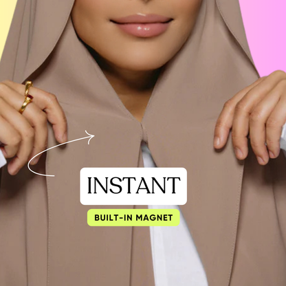 Instant Chiffon Scarf with Built-In Magnets: Style Made Effortless