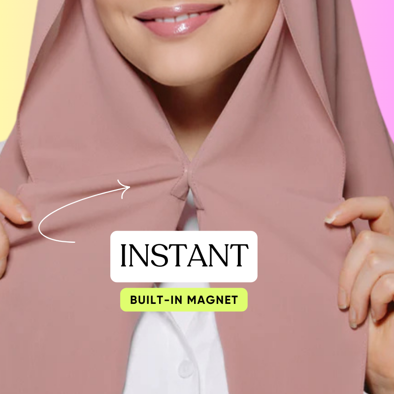 Instant Chiffon Scarf with Built-In Magnets: Style Made Effortless
